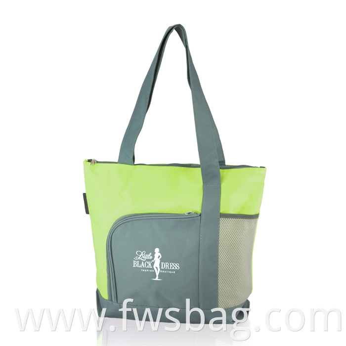 Custom Reusable Poly Canvas Members Promotional Shopping Printed Tote Bag For Members Gift